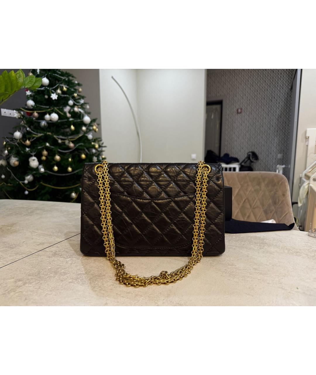 CHANEL Черная кожаная сумка через плечо, фото 4