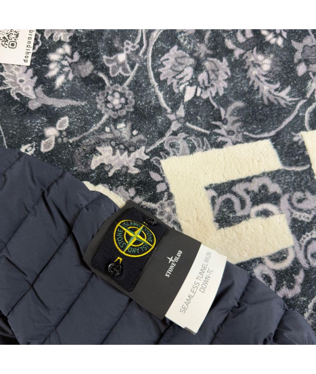 STONE ISLAND Темно-синяя куртка, фото 3