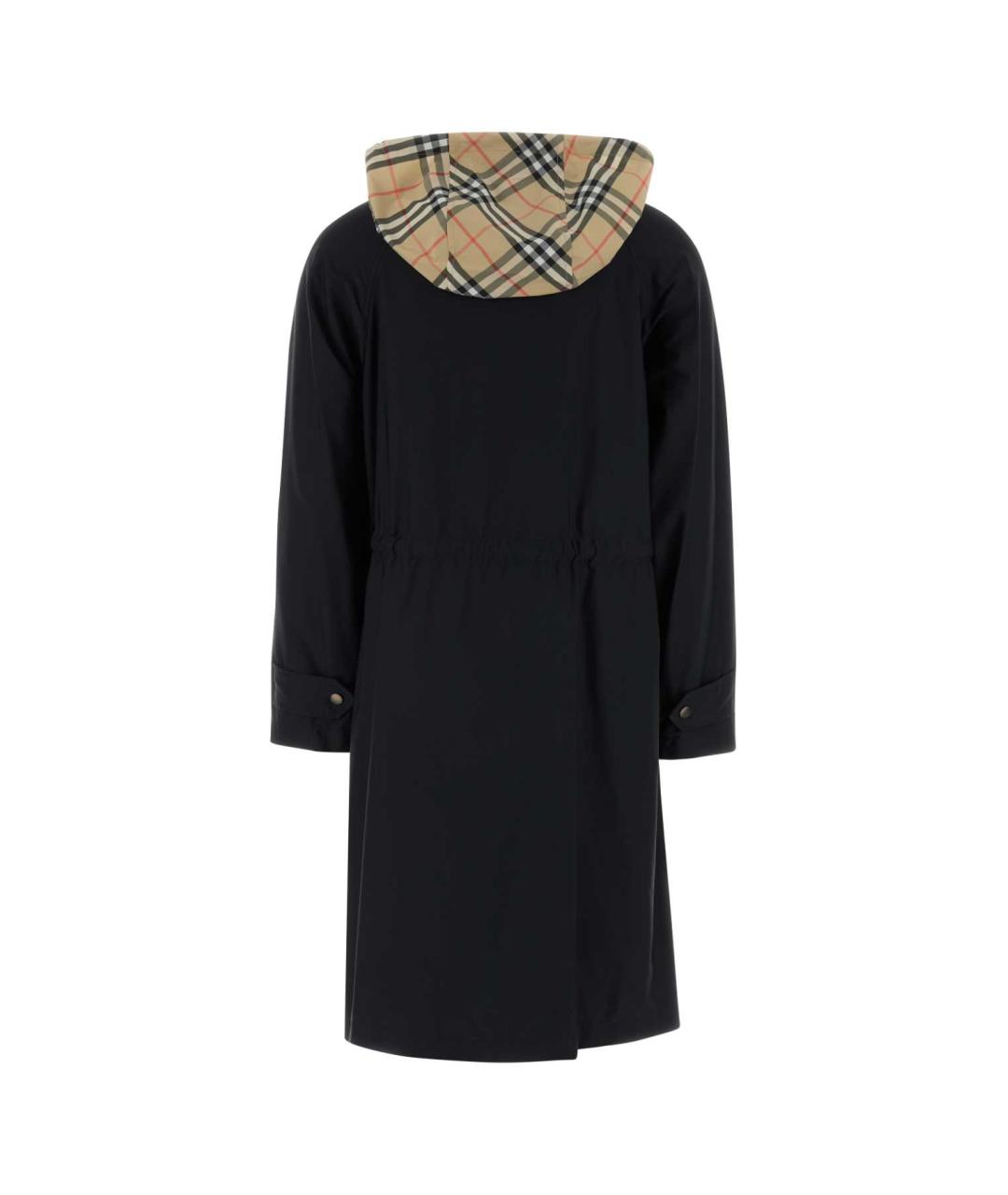 BURBERRY Черный полиамидовый тренч/плащ, фото 2