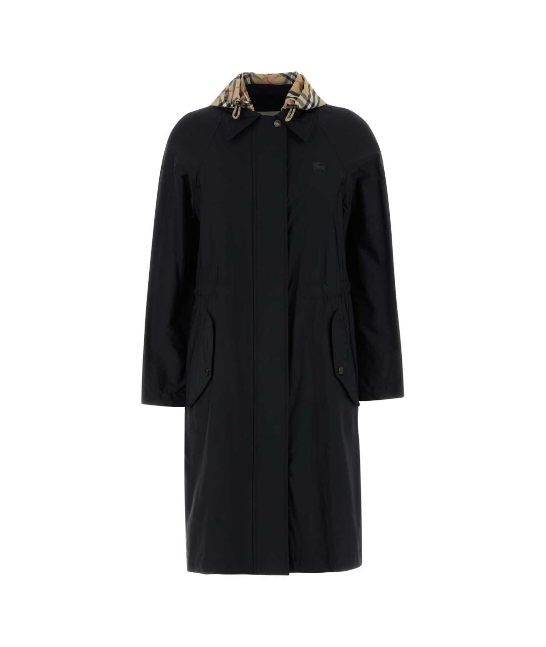BURBERRY Черный полиамидовый тренч/плащ, фото 1
