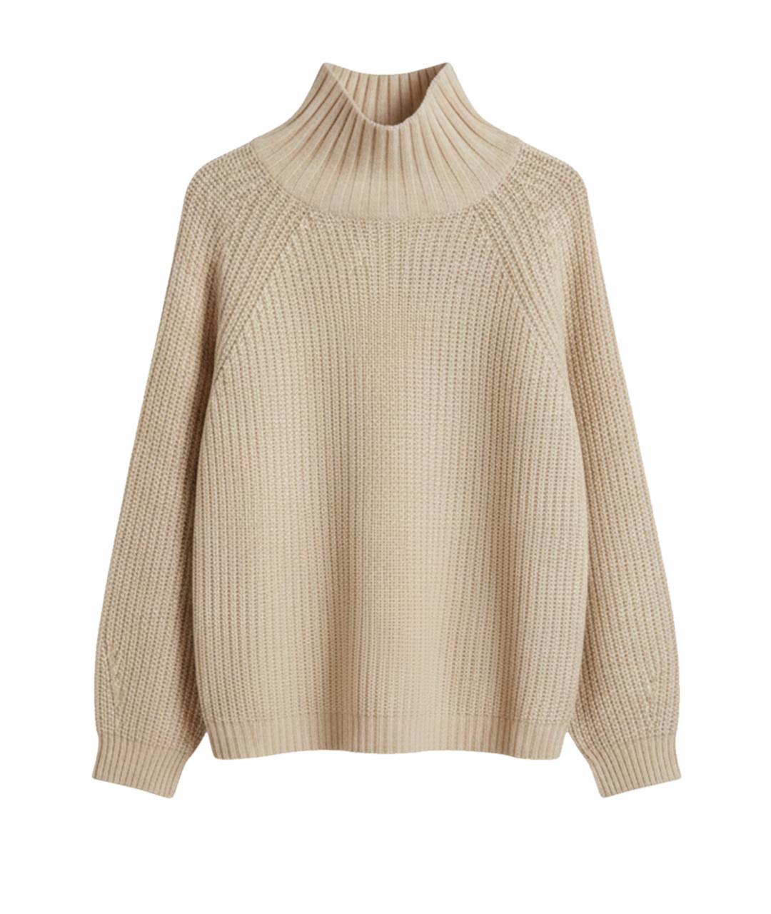 WEEKEND MAX MARA Белый шерстяной джемпер / свитер, фото 1