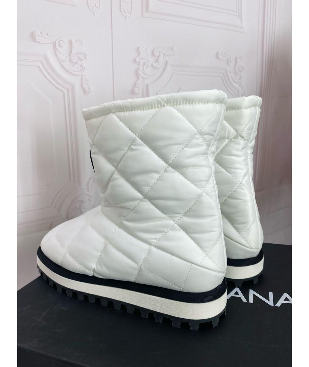 DOLCE&GABBANA Белые сапоги, фото 4