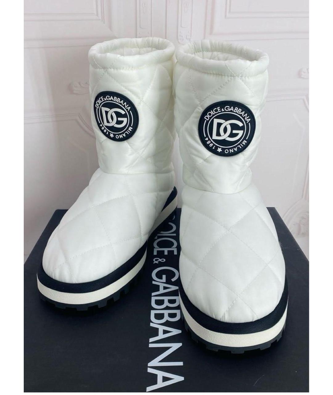 DOLCE&GABBANA Белые сапоги, фото 2