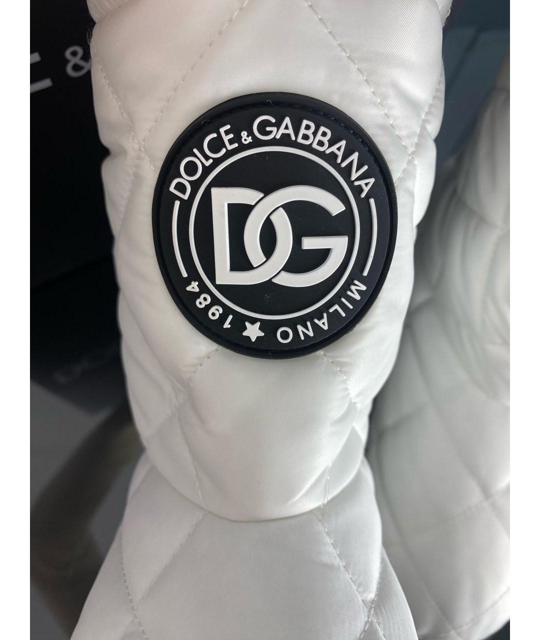 DOLCE&GABBANA Белые сапоги, фото 6