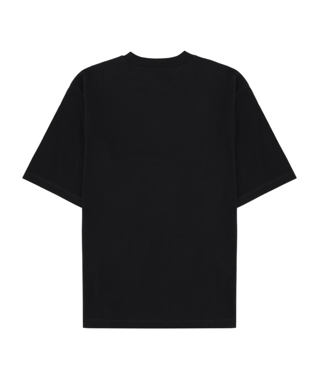 DSQUARED2 Черная хлопковая футболка, фото 2