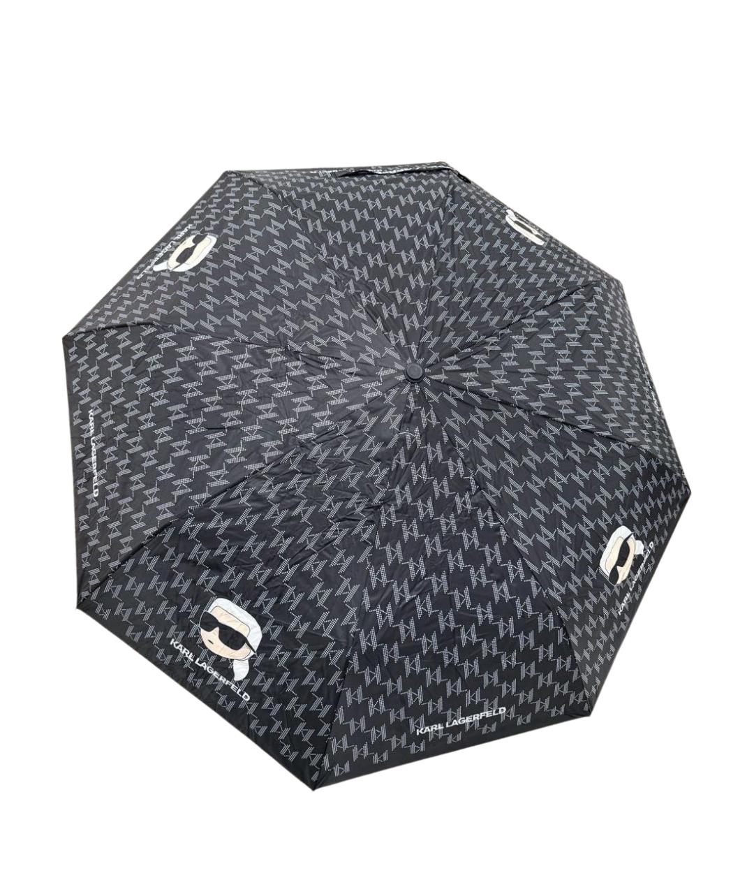 KARL LAGERFELD Черный зонт, фото 1
