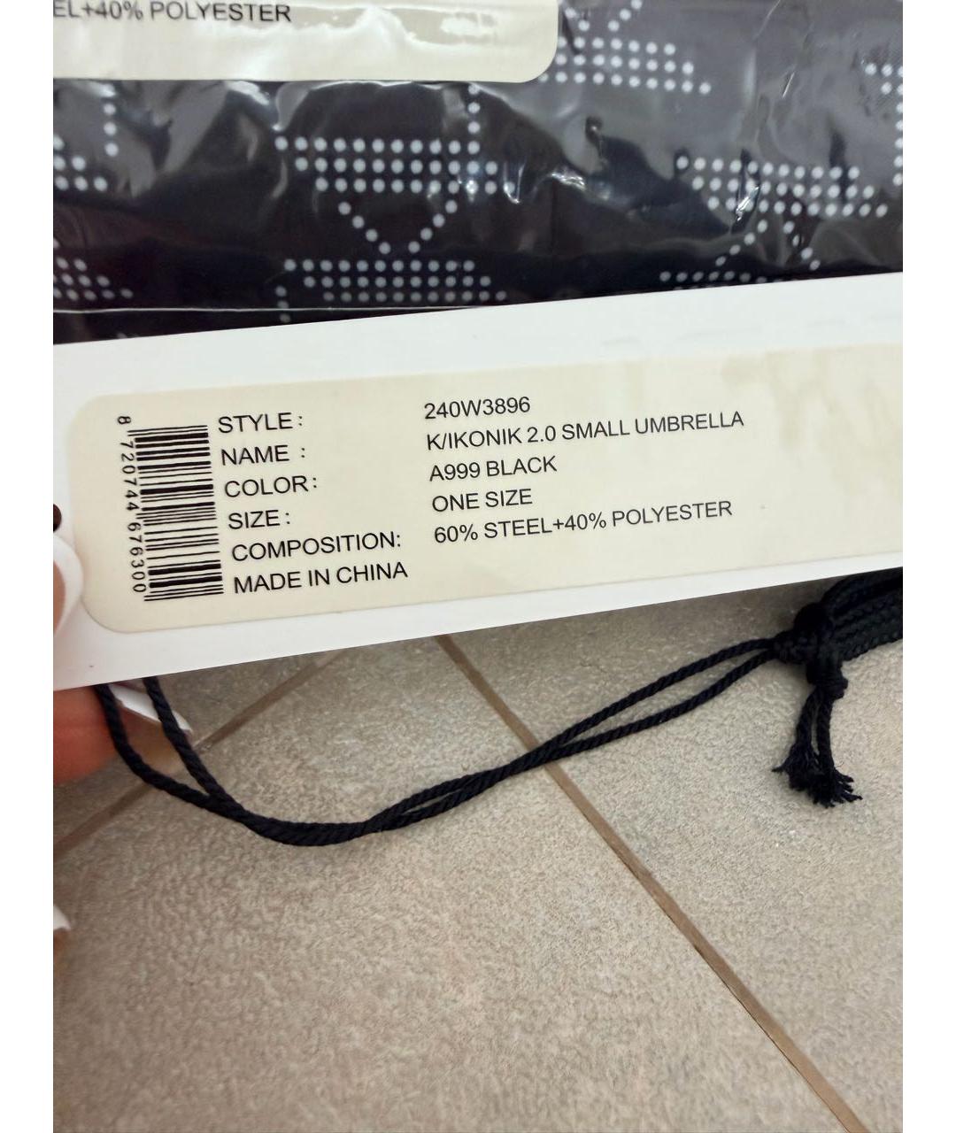 KARL LAGERFELD Черный зонт, фото 8