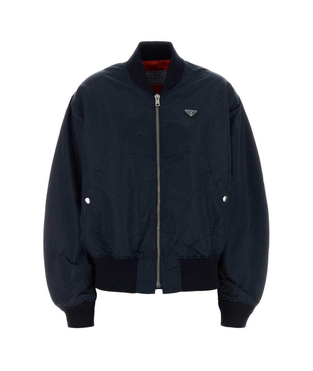PRADA Синяя синтетическая куртка, фото 1