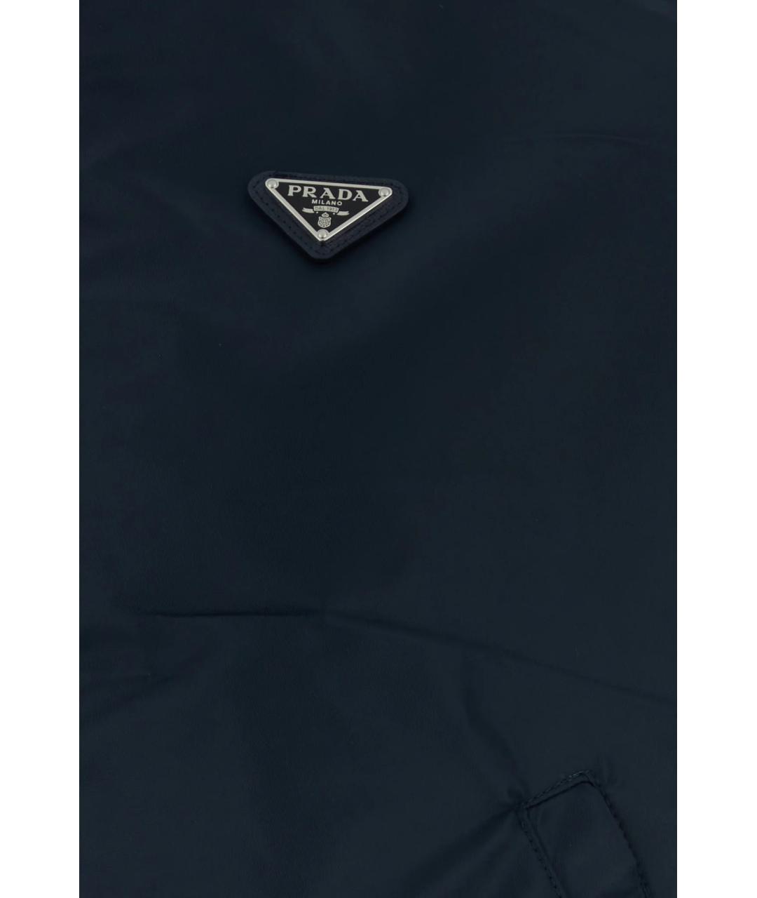 PRADA Синяя синтетическая куртка, фото 3