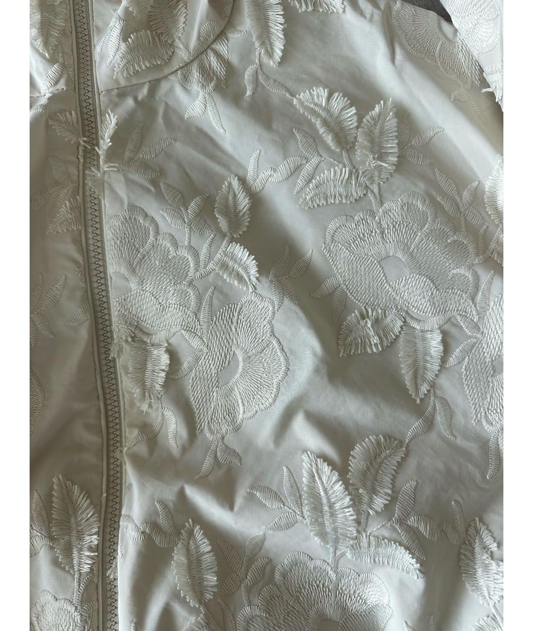 MONCLER Бежевая полиэстеровая куртка, фото 4