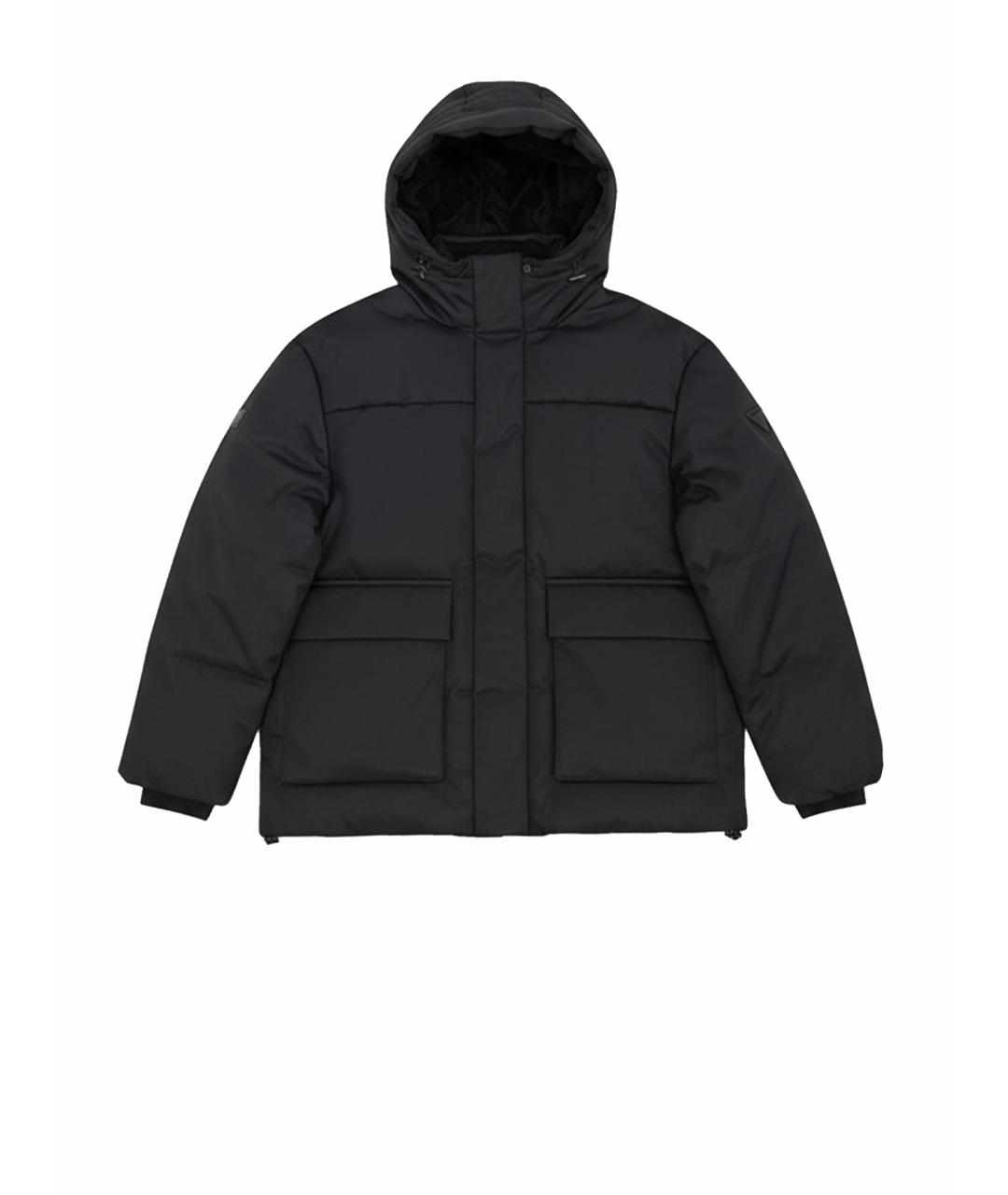 KARL LAGERFELD Черный пуховик, фото 1