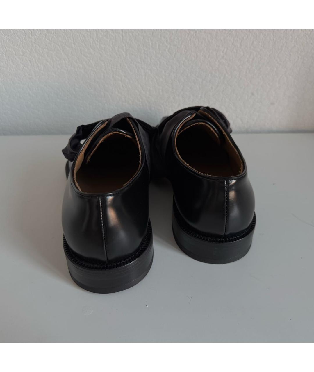 MAGLIANO Черные кожаные туфли, фото 4