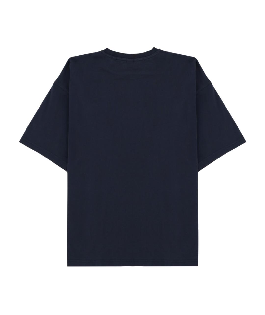 ASPESI Синяя хлопковая футболка, фото 2