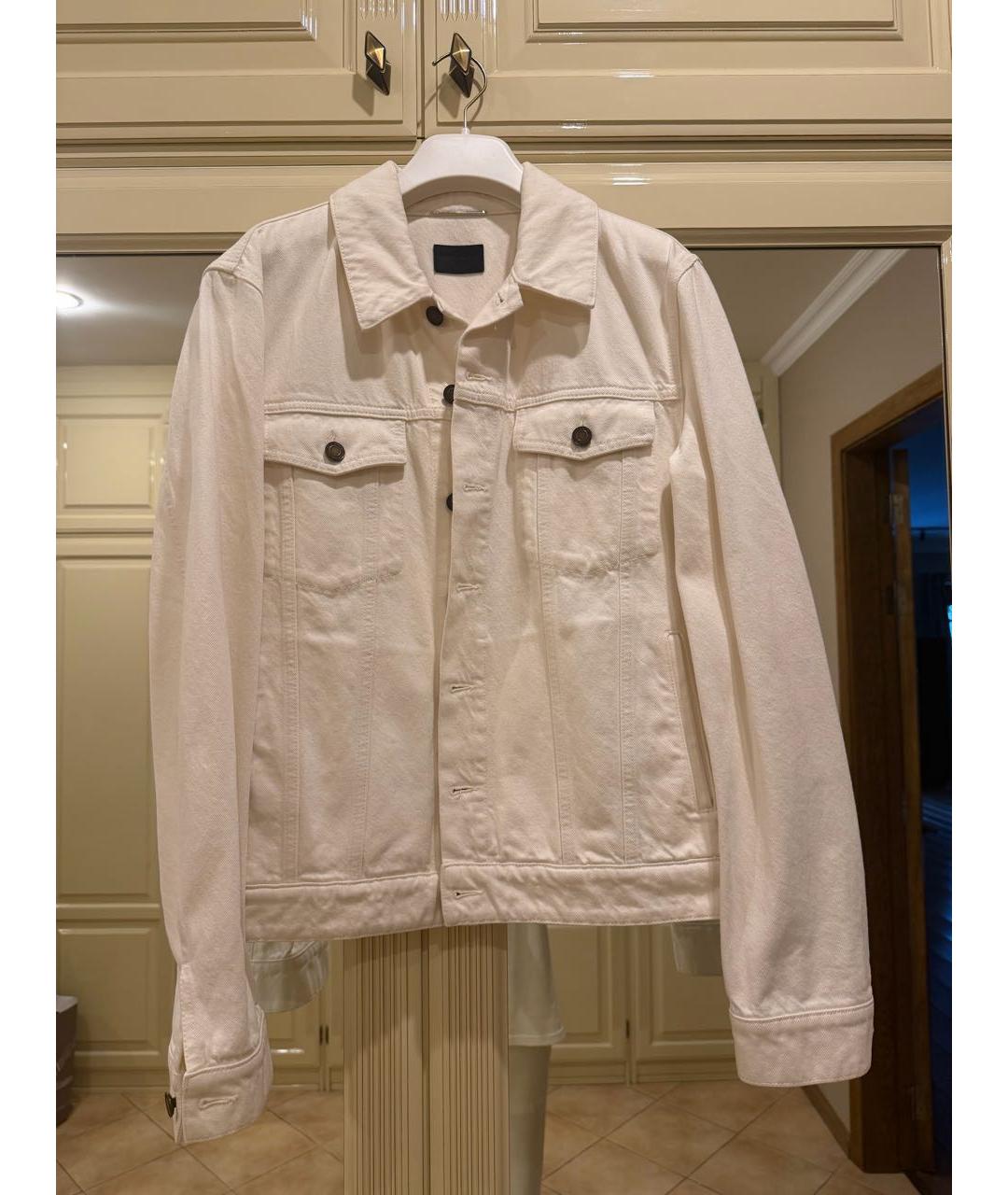 SAINT LAURENT Белая деним куртка, фото 2