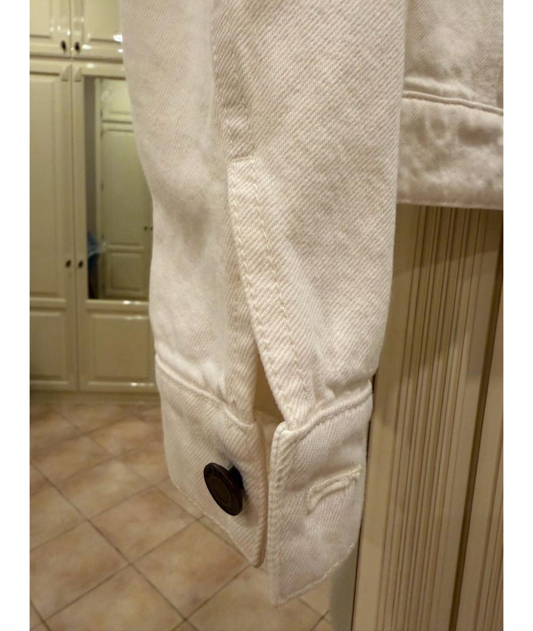 SAINT LAURENT Белая деним куртка, фото 3