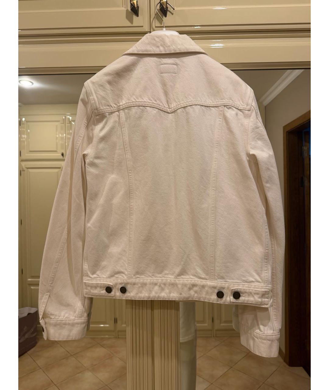 SAINT LAURENT Белая деним куртка, фото 5