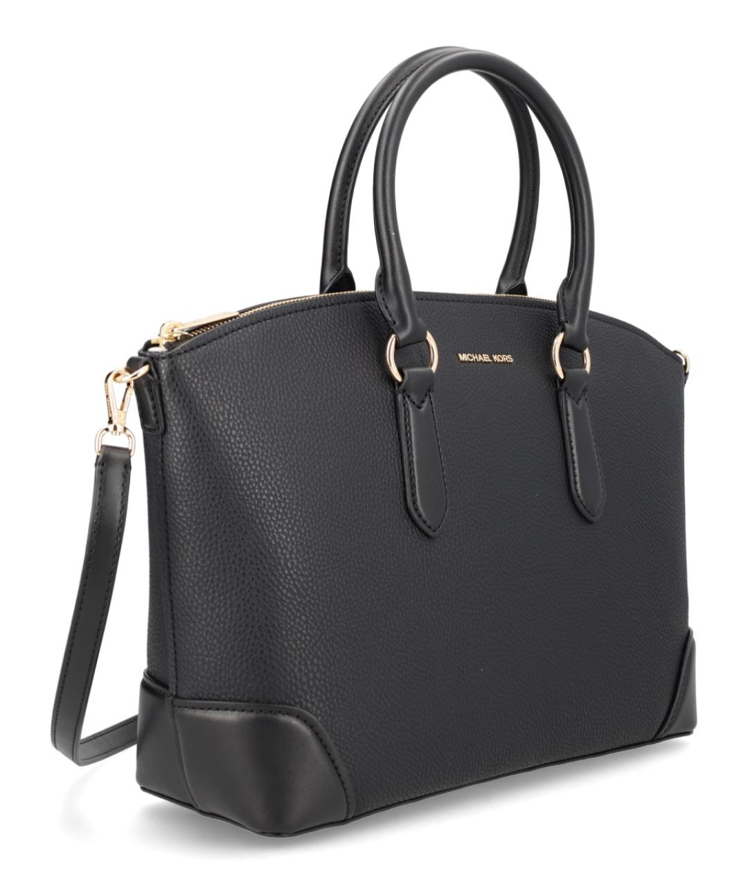 MICHAEL KORS Черная сумка тоут из искусственной кожи, фото 3