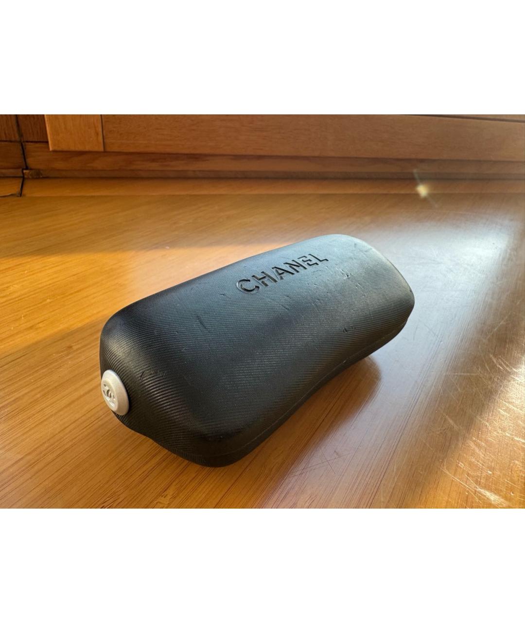 CHANEL Черные пластиковые солнцезащитные очки, фото 4