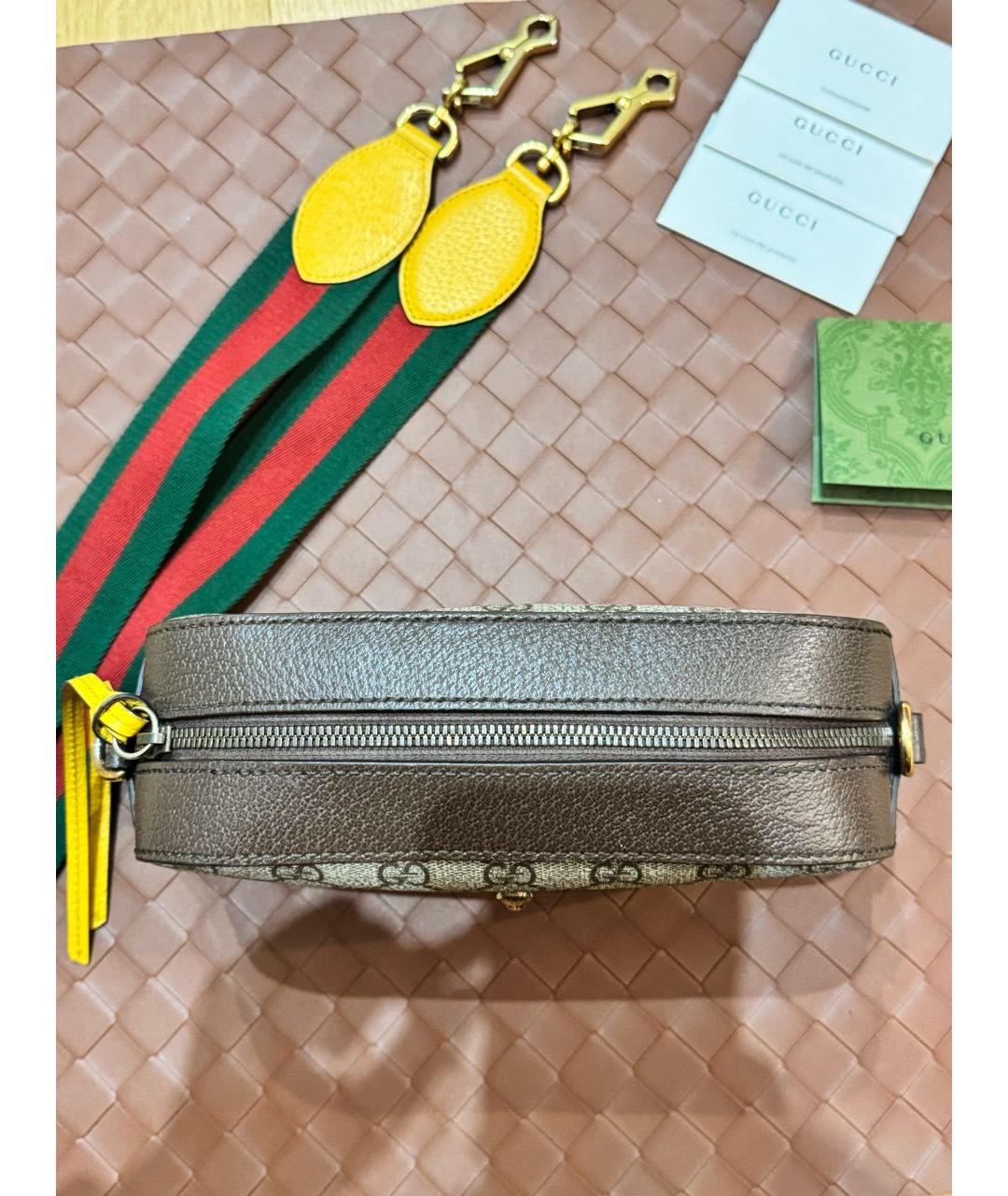 GUCCI Коричневая сумка через плечо, фото 4