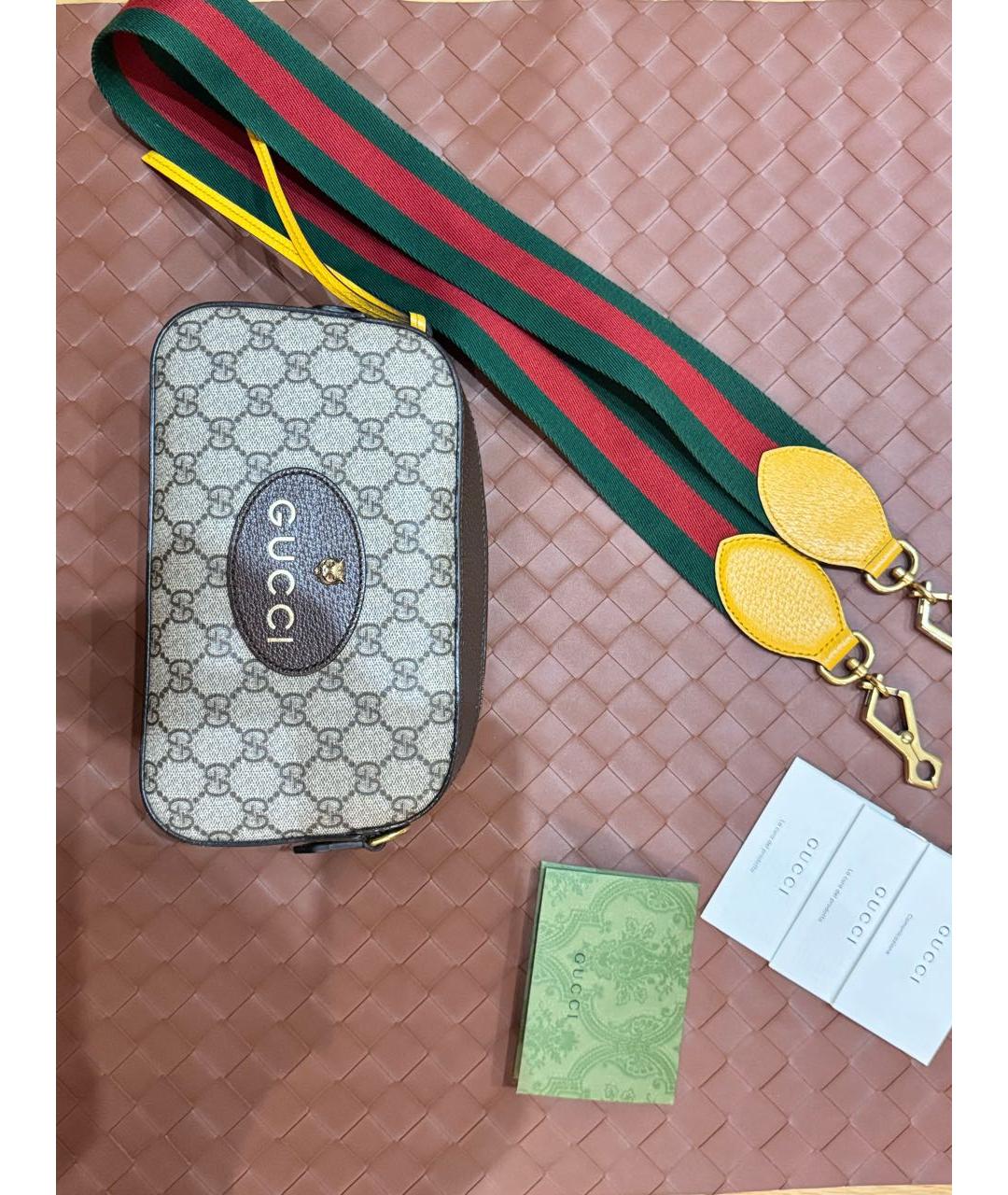 GUCCI Коричневая сумка через плечо, фото 2