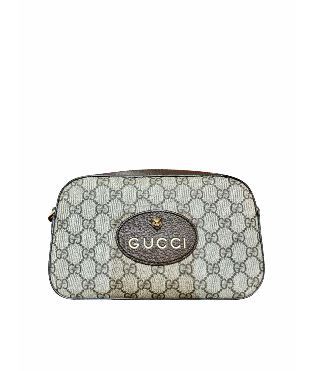 GUCCI Коричневая сумка через плечо, фото 1