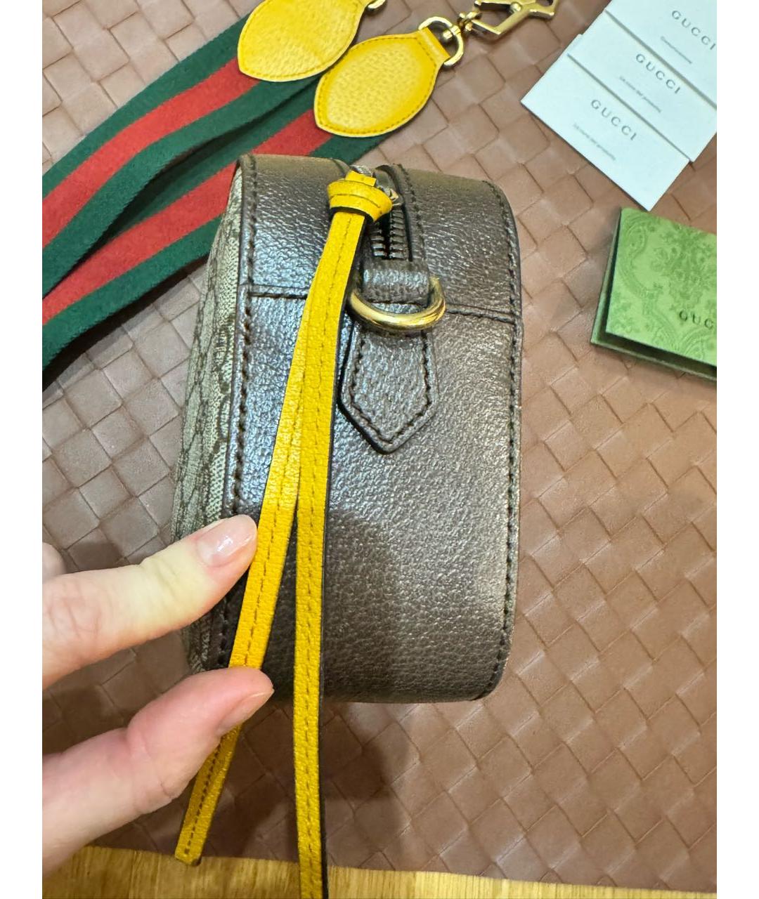 GUCCI Коричневая сумка через плечо, фото 5