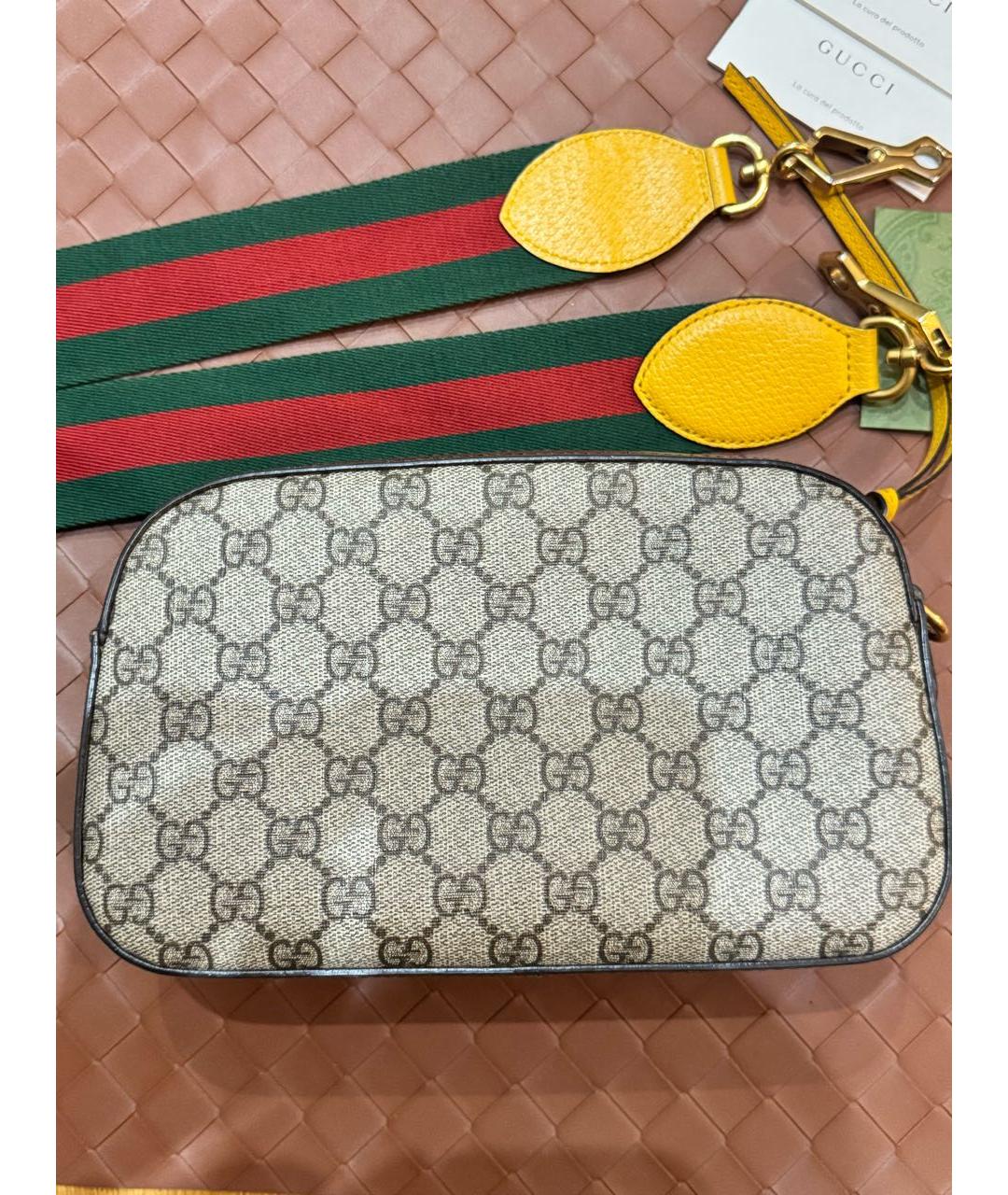 GUCCI Коричневая сумка через плечо, фото 3
