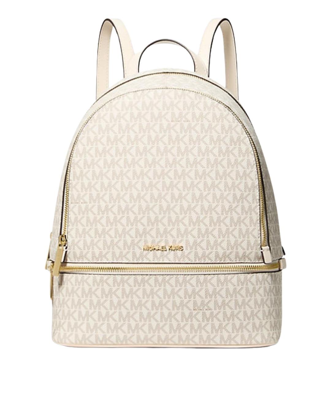 MICHAEL KORS Бежевый рюкзак из искусственной кожи, фото 1