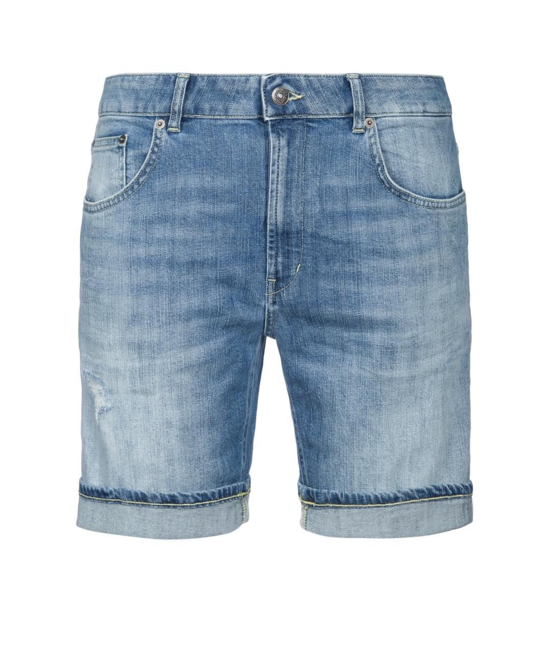 DONDUP Синие хлопковые шорты, фото 1