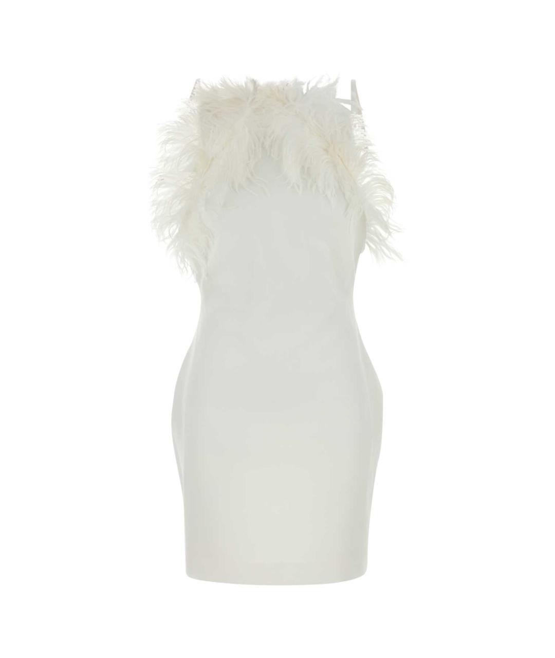 THE ATTICO Белое полиэстеровое платье, фото 1