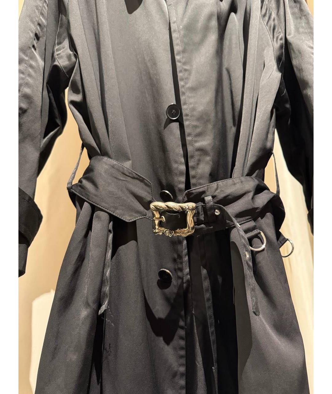 Enfants Riches Déprimés Черное полиэстеровое пальто, фото 3