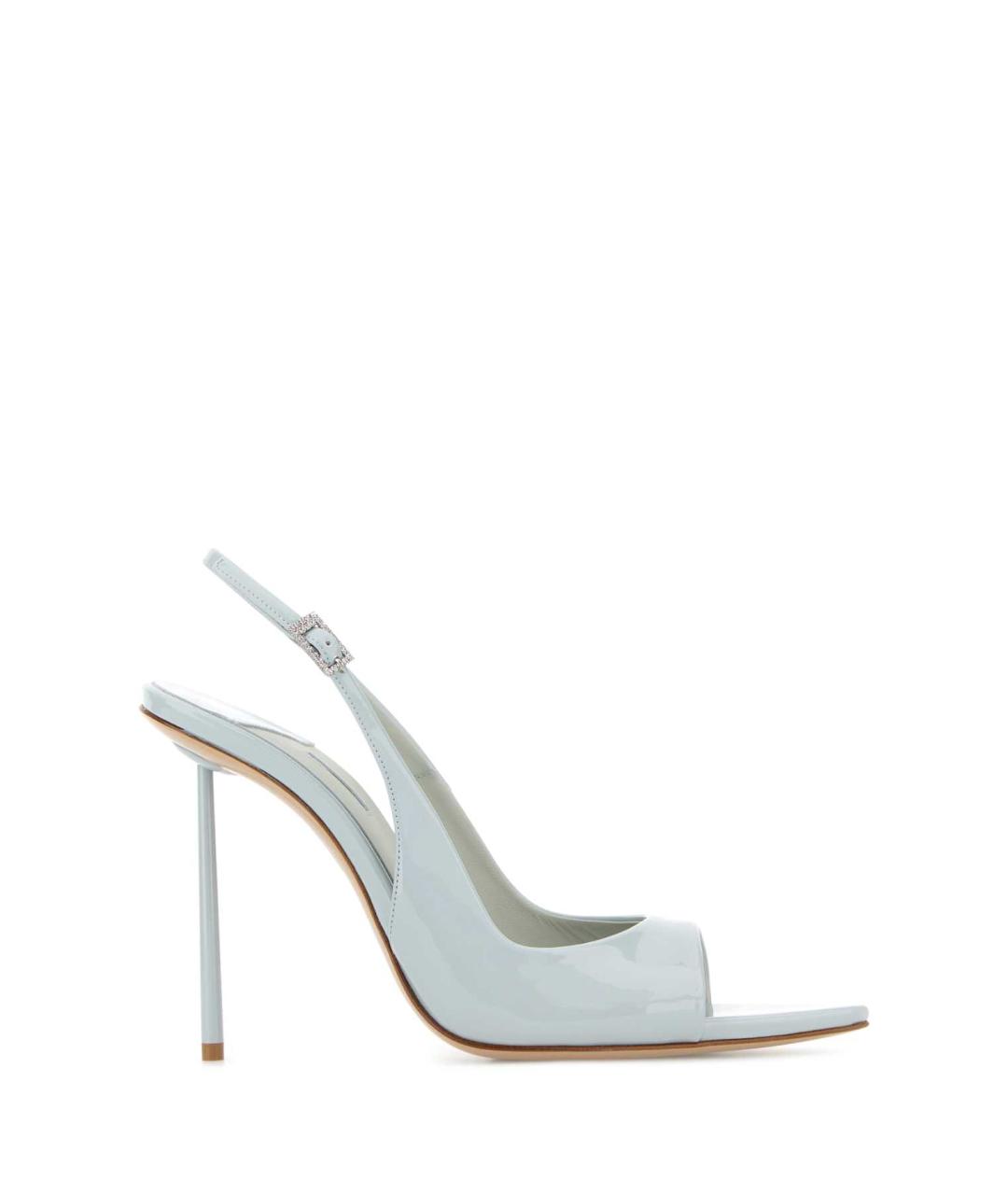 LE SILLA Голубые босоножки из лакированной кожи, фото 1