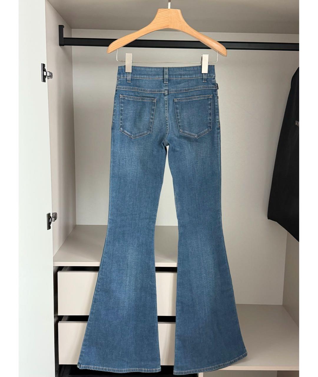 TOM FORD Синие хлопко-эластановые джинсы клеш, фото 2