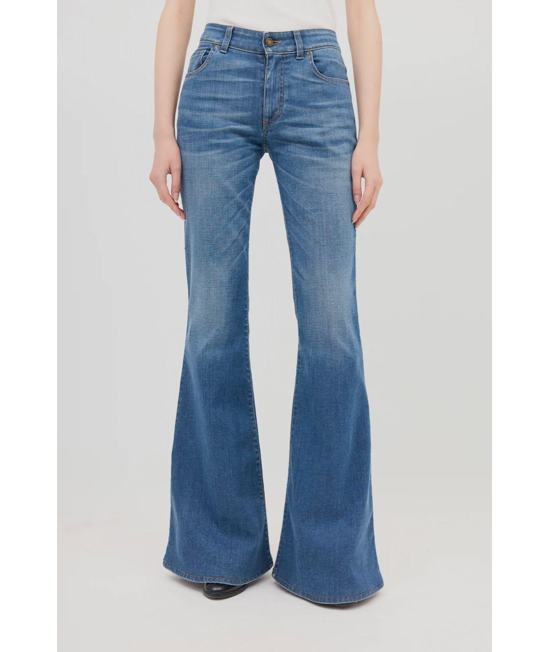 TOM FORD Синие хлопко-эластановые джинсы клеш, фото 6