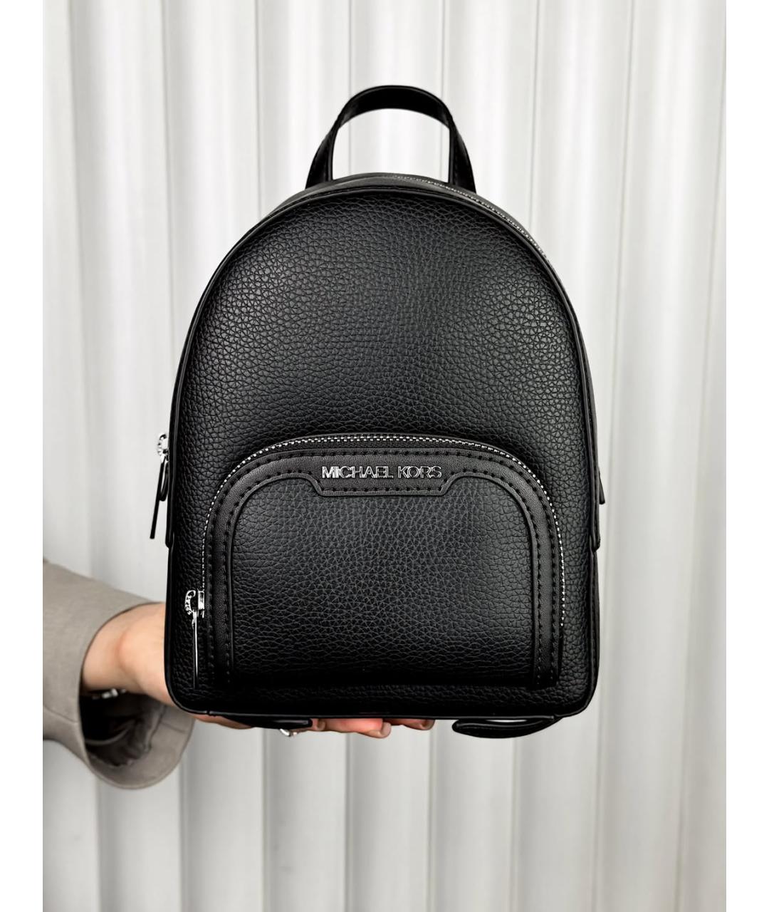 MICHAEL KORS Черный кожаный рюкзак, фото 5