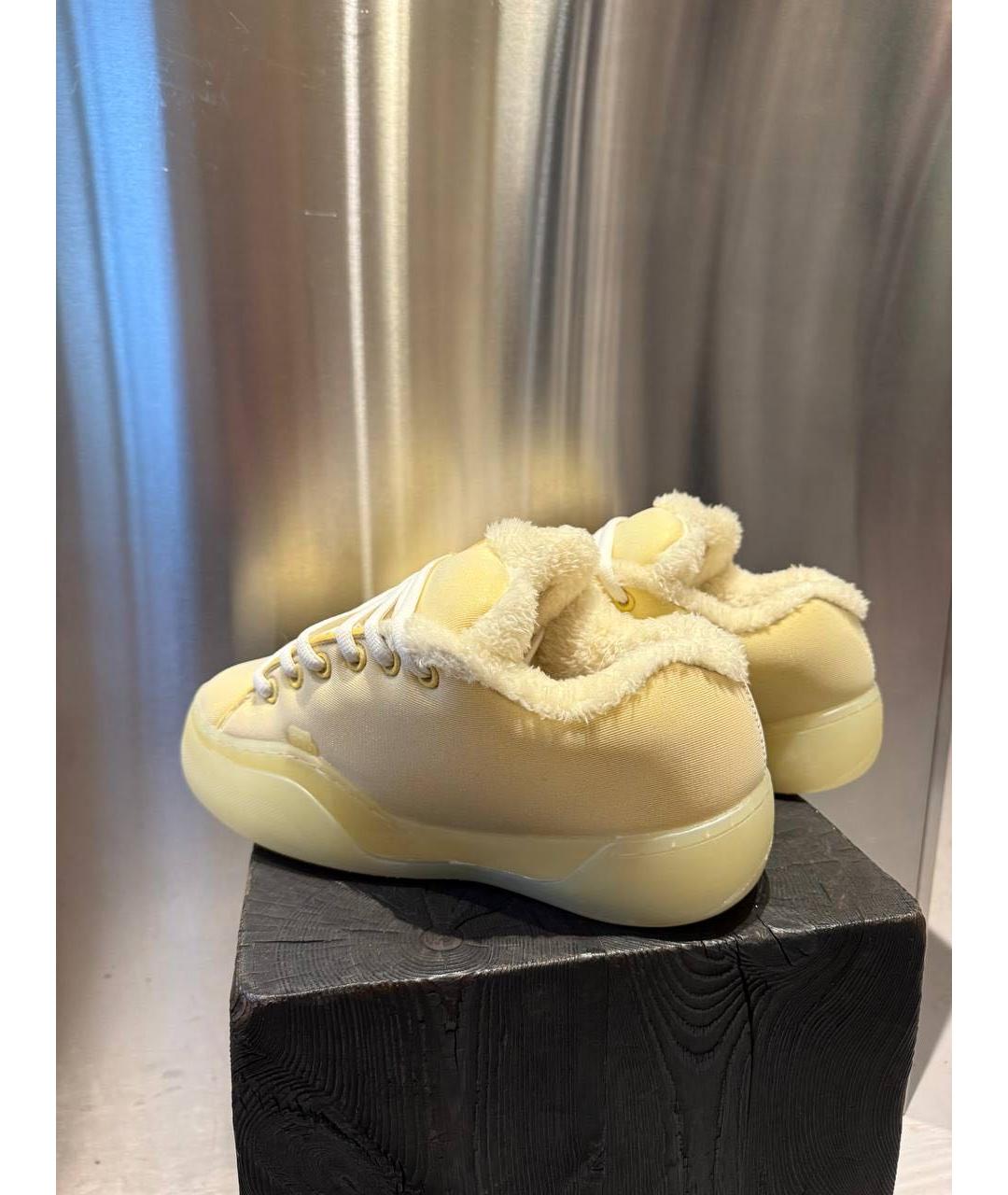 ERL Бежевые замшевые низкие кроссовки / кеды, фото 2