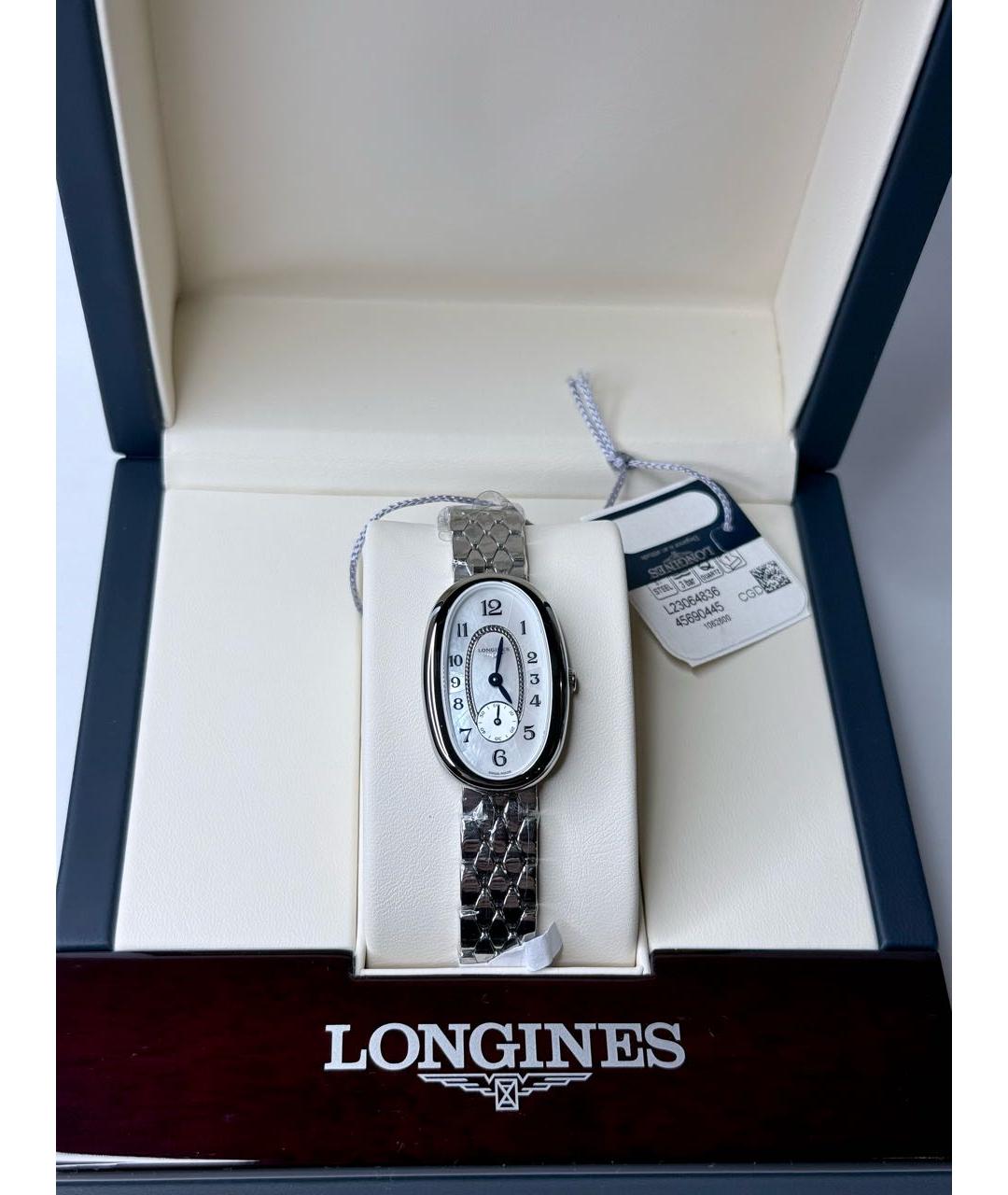 LONGINES Серебряные металлические часы, фото 6