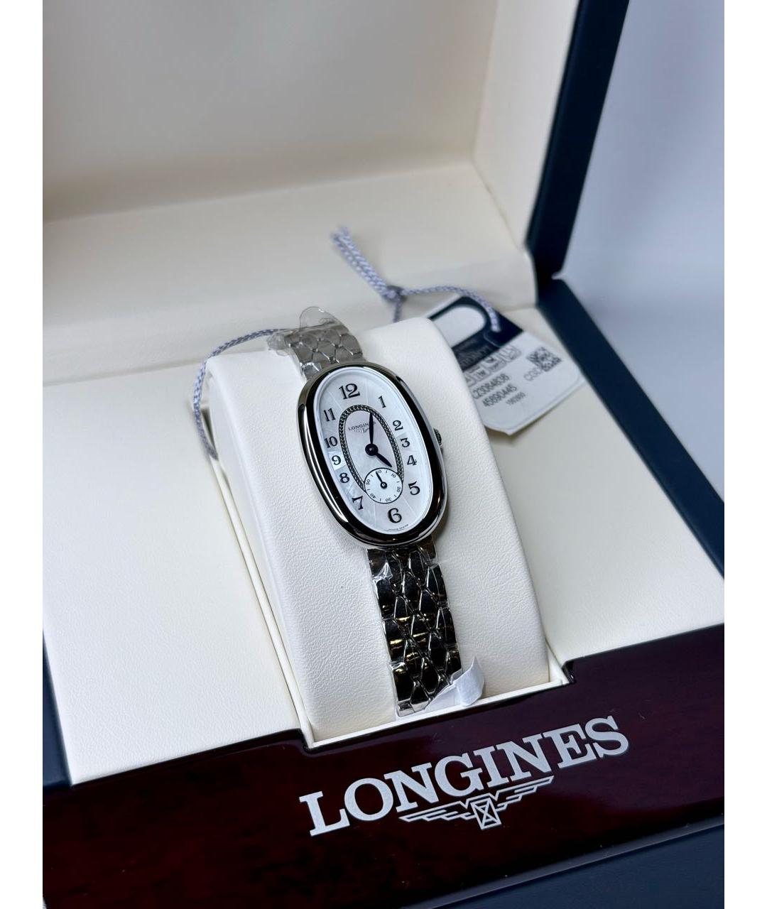 LONGINES Серебряные металлические часы, фото 3