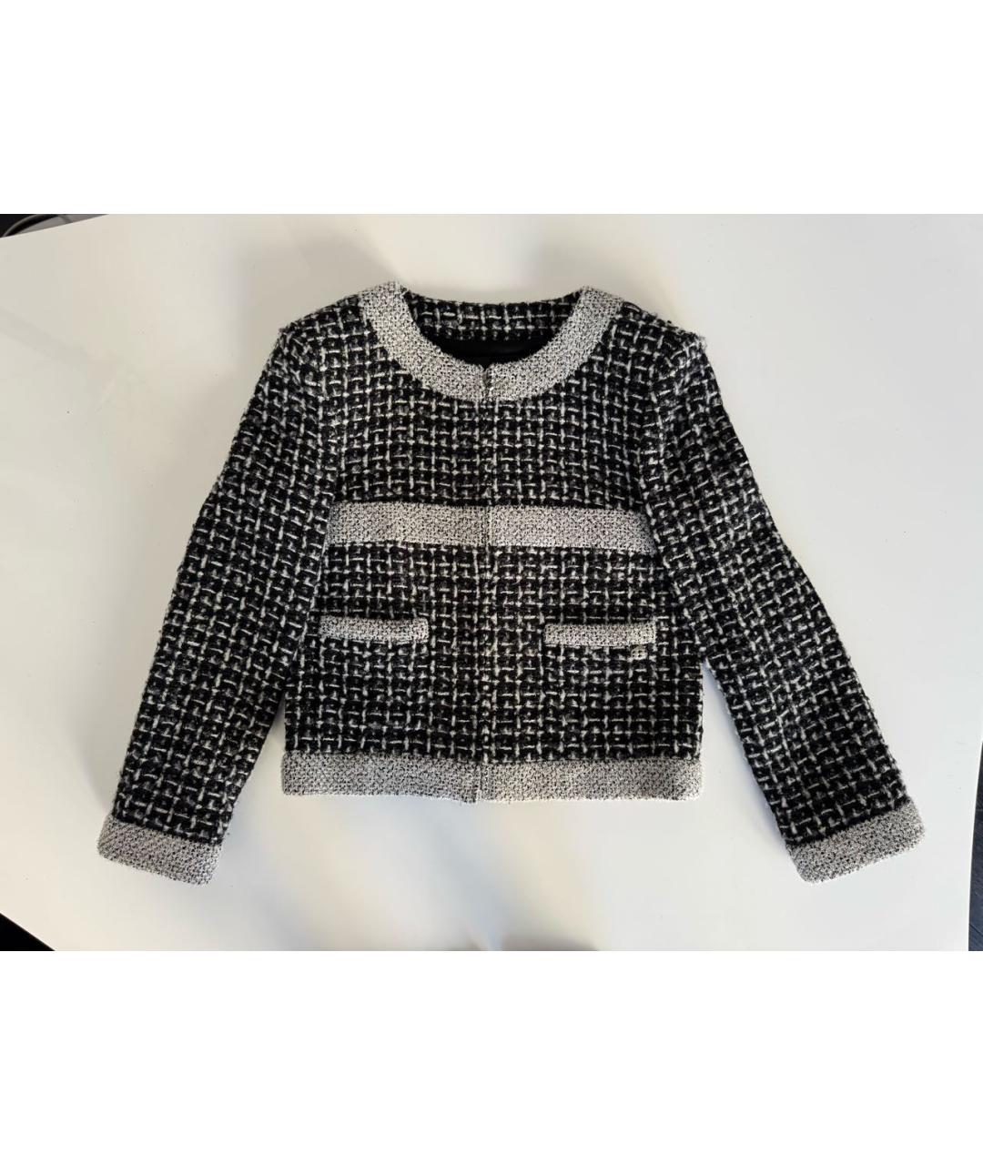 CHANEL Мульти твидовый жакет/пиджак, фото 9