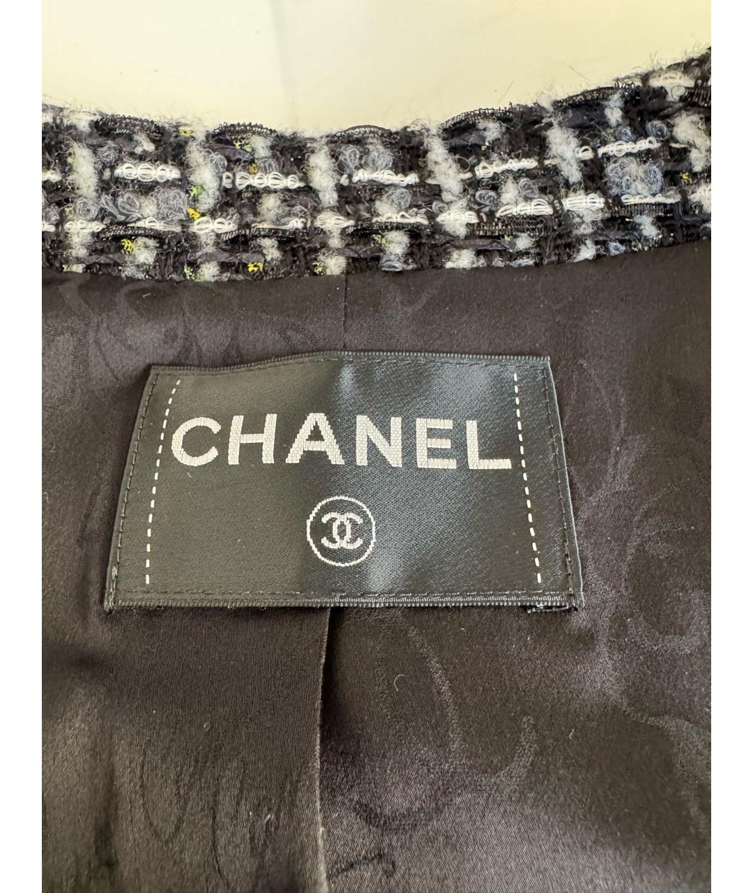 CHANEL Мульти твидовый жакет/пиджак, фото 3