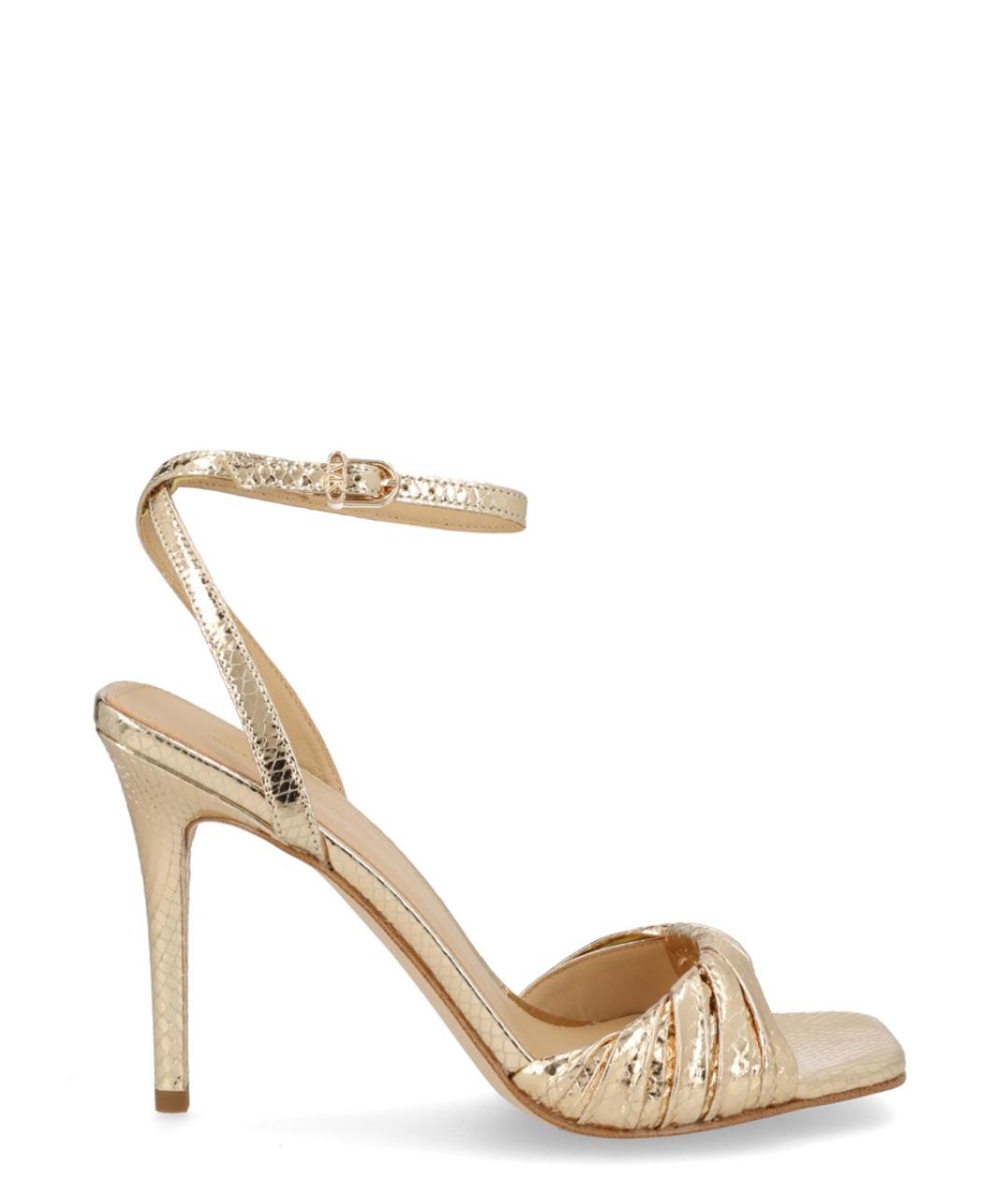 MICHAEL KORS Золотые босоножки, фото 1
