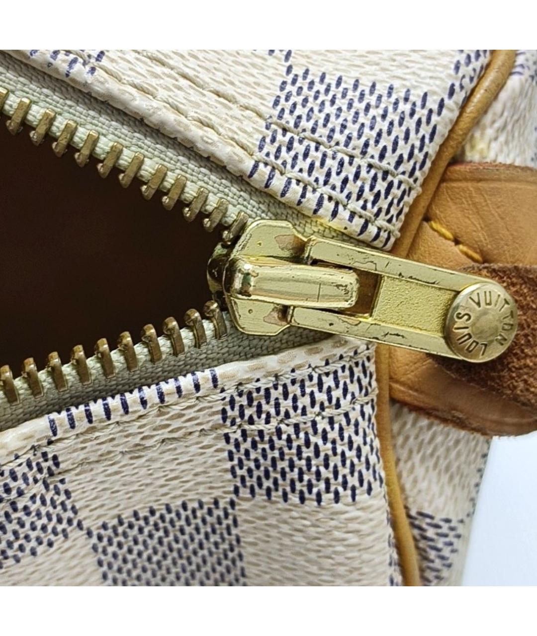 LOUIS VUITTON Бежевая сумка с короткими ручками, фото 6