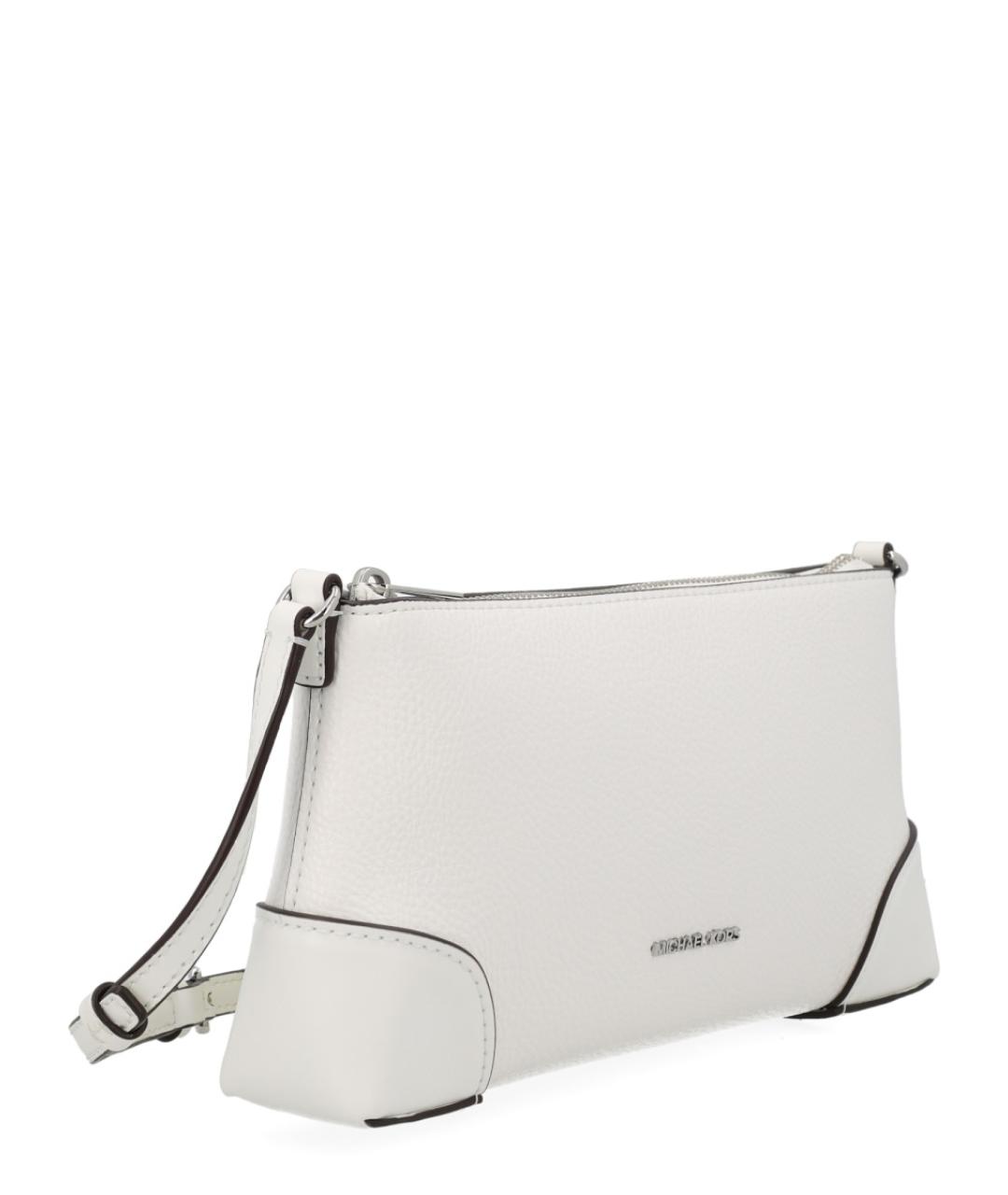 MICHAEL KORS Белая сумка через плечо из искусственной кожи, фото 3
