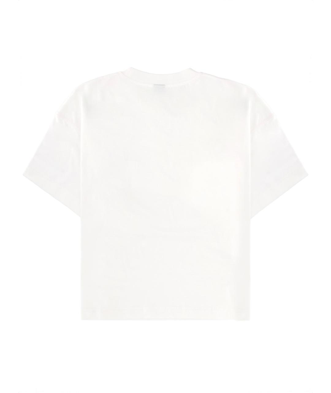 PS BY PAUL SMITH Белая хлопковая футболка, фото 2