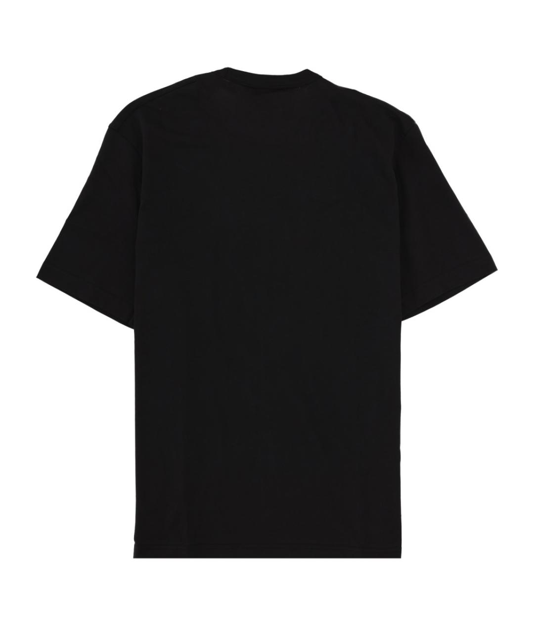 PS BY PAUL SMITH Черная хлопковая футболка, фото 2