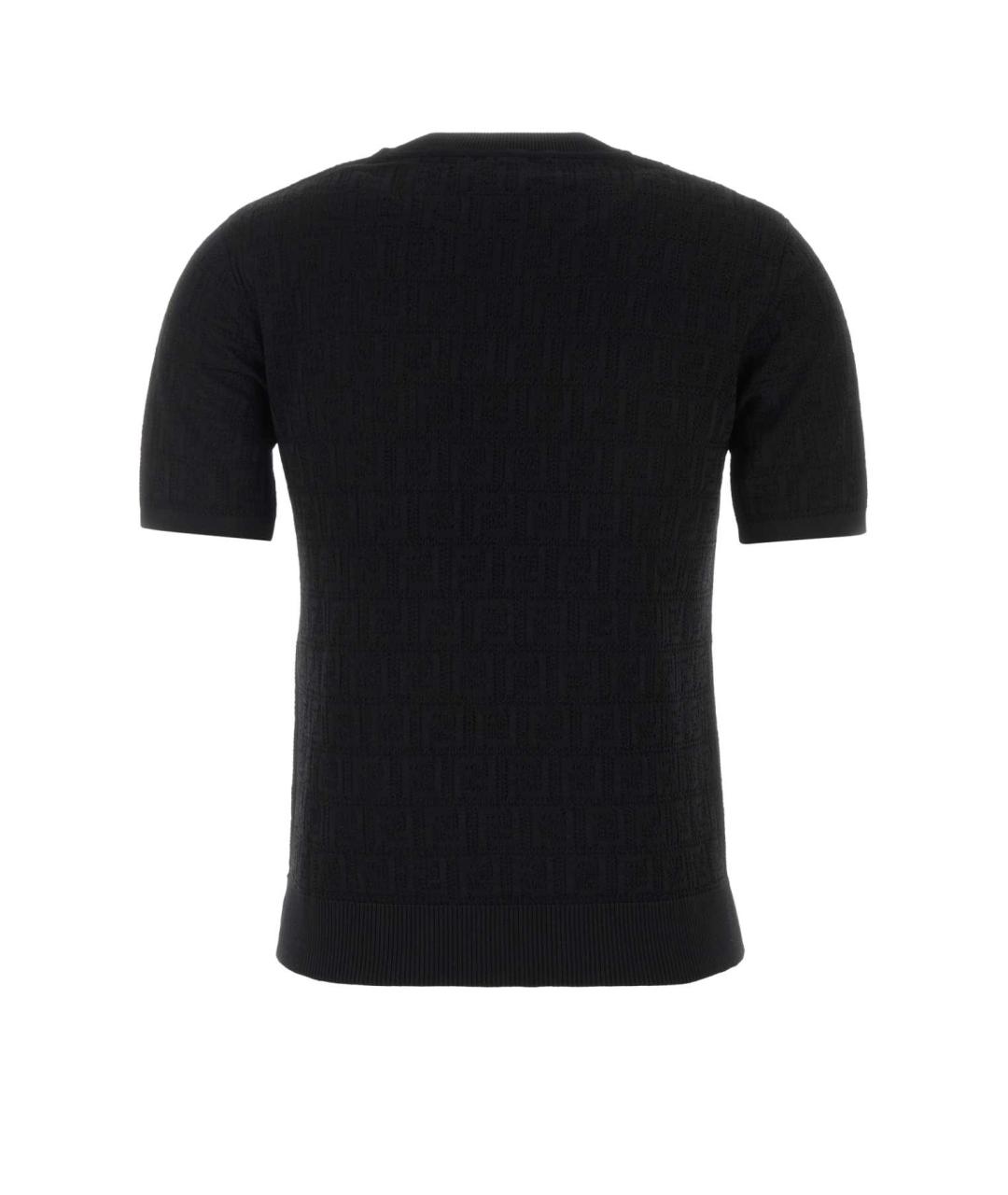 FENDI Мульти хлопковая футболка, фото 2