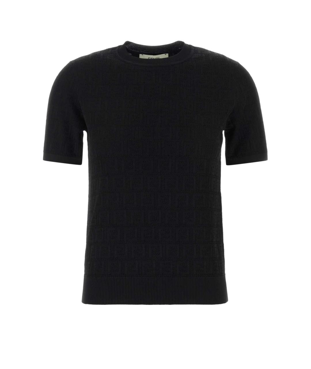 FENDI Мульти хлопковая футболка, фото 1