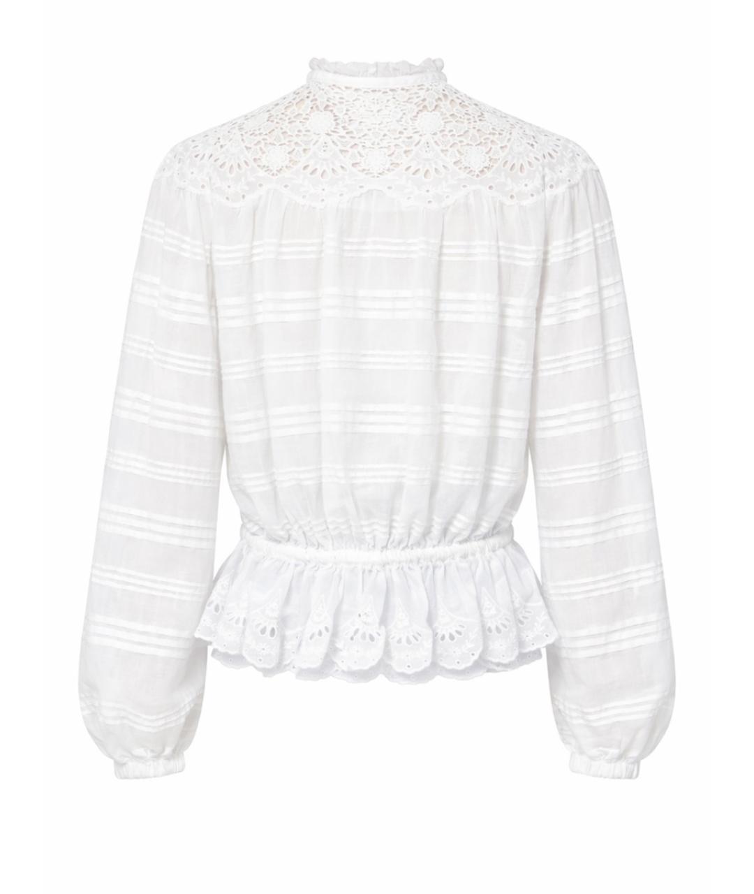 ISABEL MARANT ETOILE Белая хлопковая рубашка, фото 2