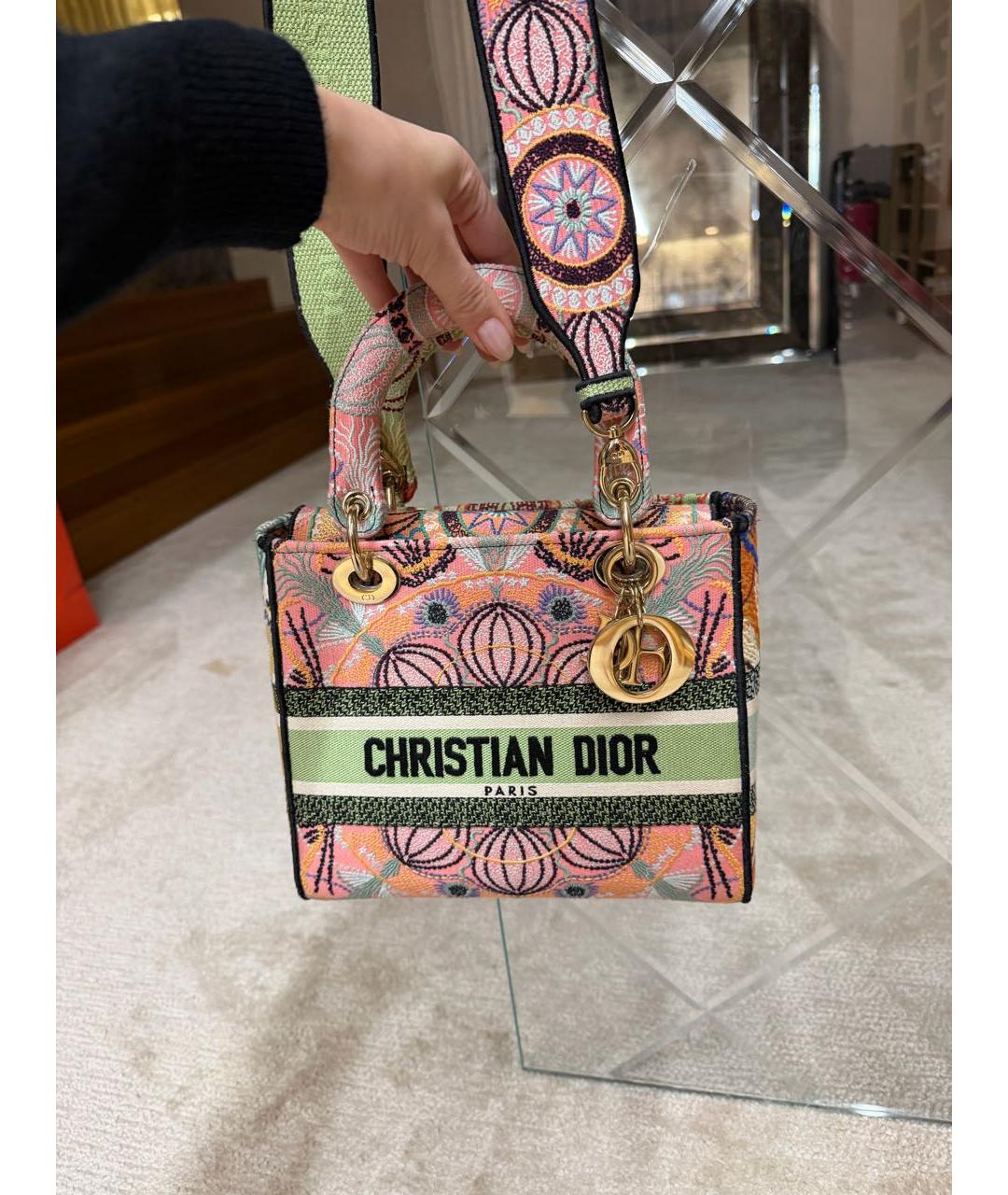 CHRISTIAN DIOR Мульти тканевая сумка через плечо, фото 3