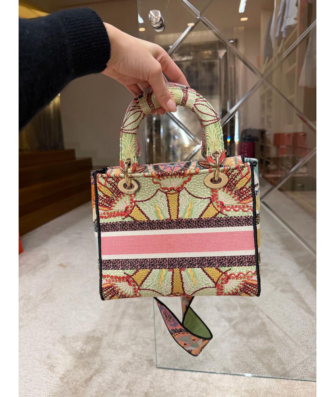 CHRISTIAN DIOR Мульти тканевая сумка через плечо, фото 4